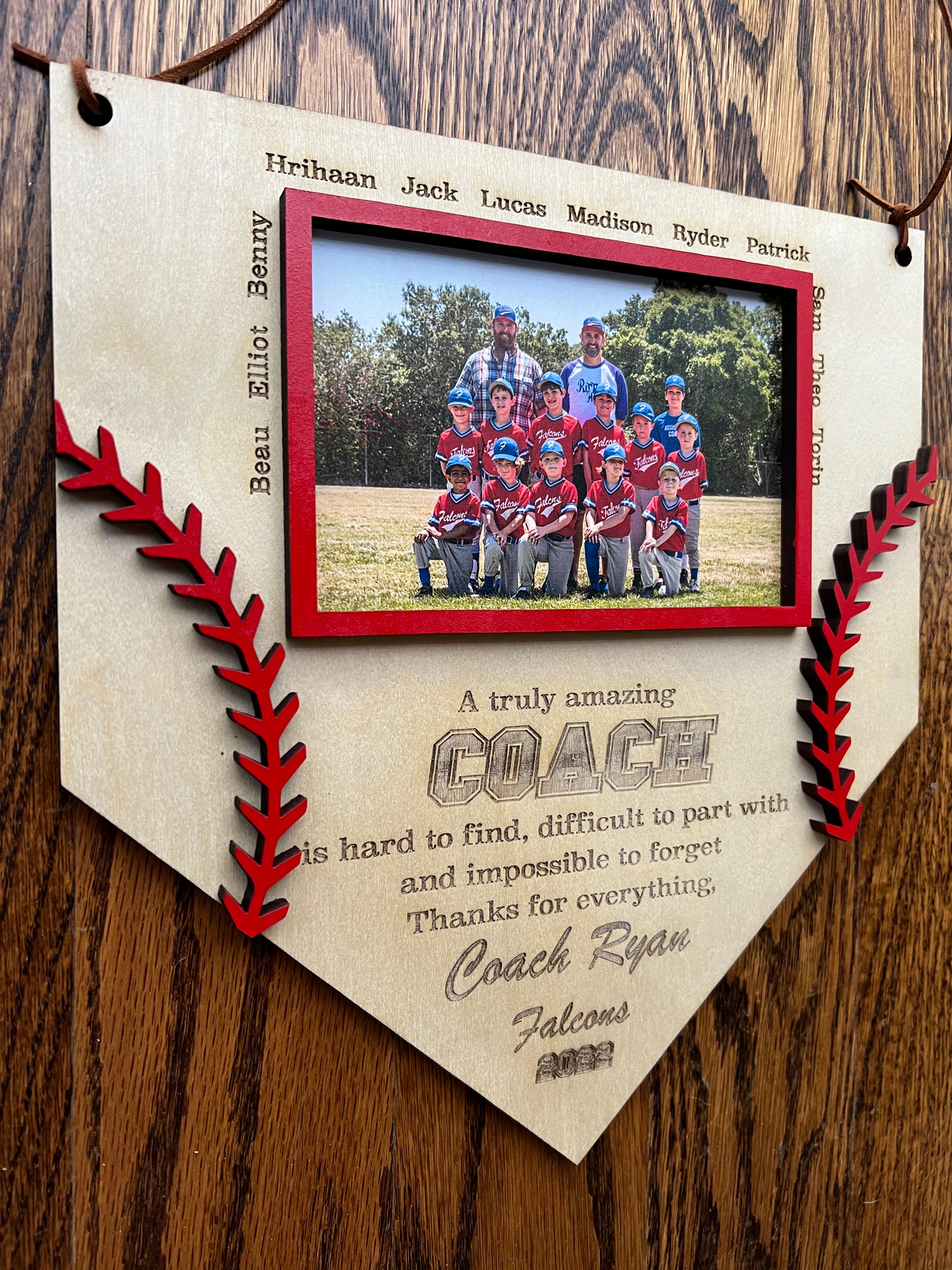 Order & Send Custom Baseball Team Photo Collage Gift For Coaches Online –  CollagemasterCo